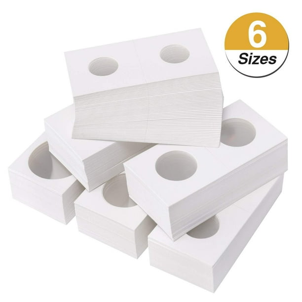 2 2 Inch Coin Co Favourde 300 Pieces Cardboard Coin Holder Flip Mega Assortment